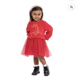 NWT Hello Kitty Red Kids tutu Dress size 5t