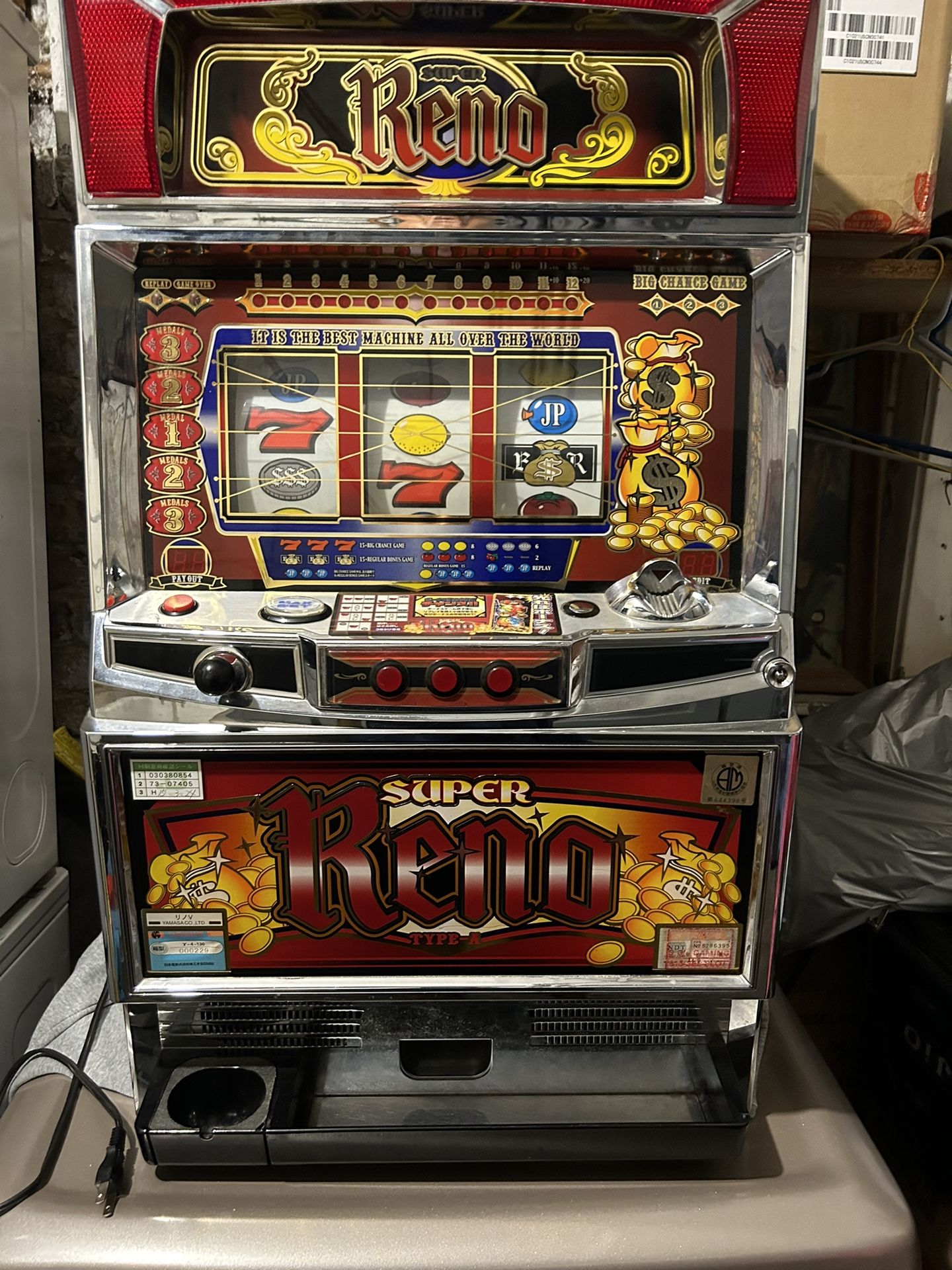 Super Reno Slot Machine for Sale in Chicago, IL - OfferUp
