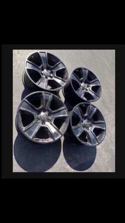 4 — 20x9 6x5.5 6x139.7 Stock Ram 1500 Yukon Tahoe Wheels Rims !!!!
