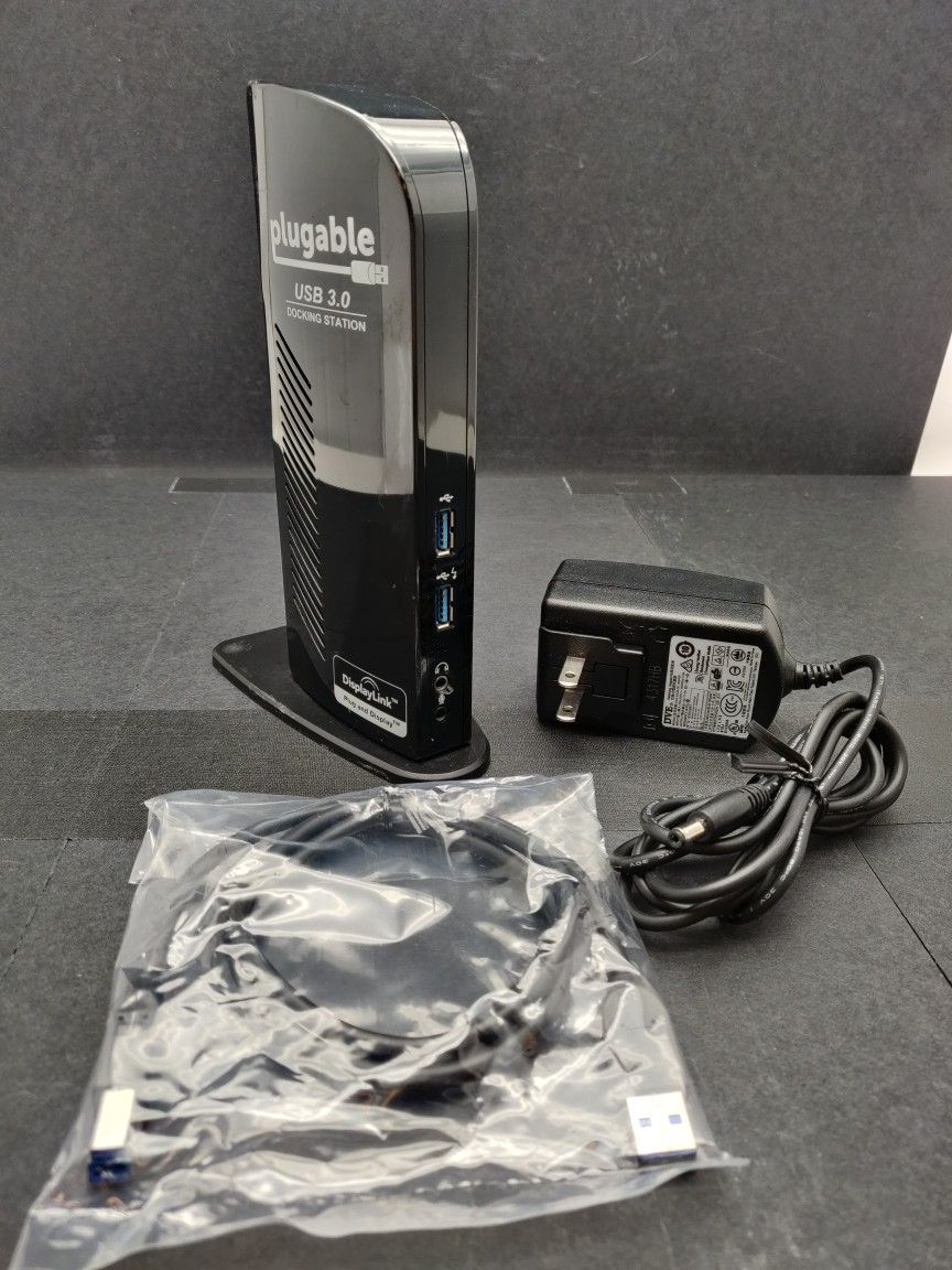 Plugable UD3900 Dual Display Universal Docking Station for Sale in