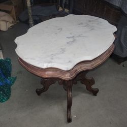 Antique Marble Table 