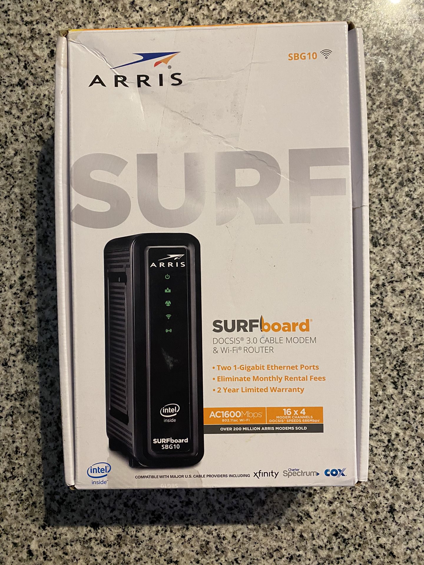 Arris Surfboard SBG10 Cable Modem and WiFi Router