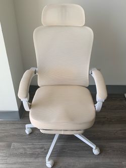 Ergonomic White Office Chair