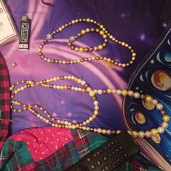 Pearl Necklace Double Layer And Another Pearl And Bracelet Set Necklace Set