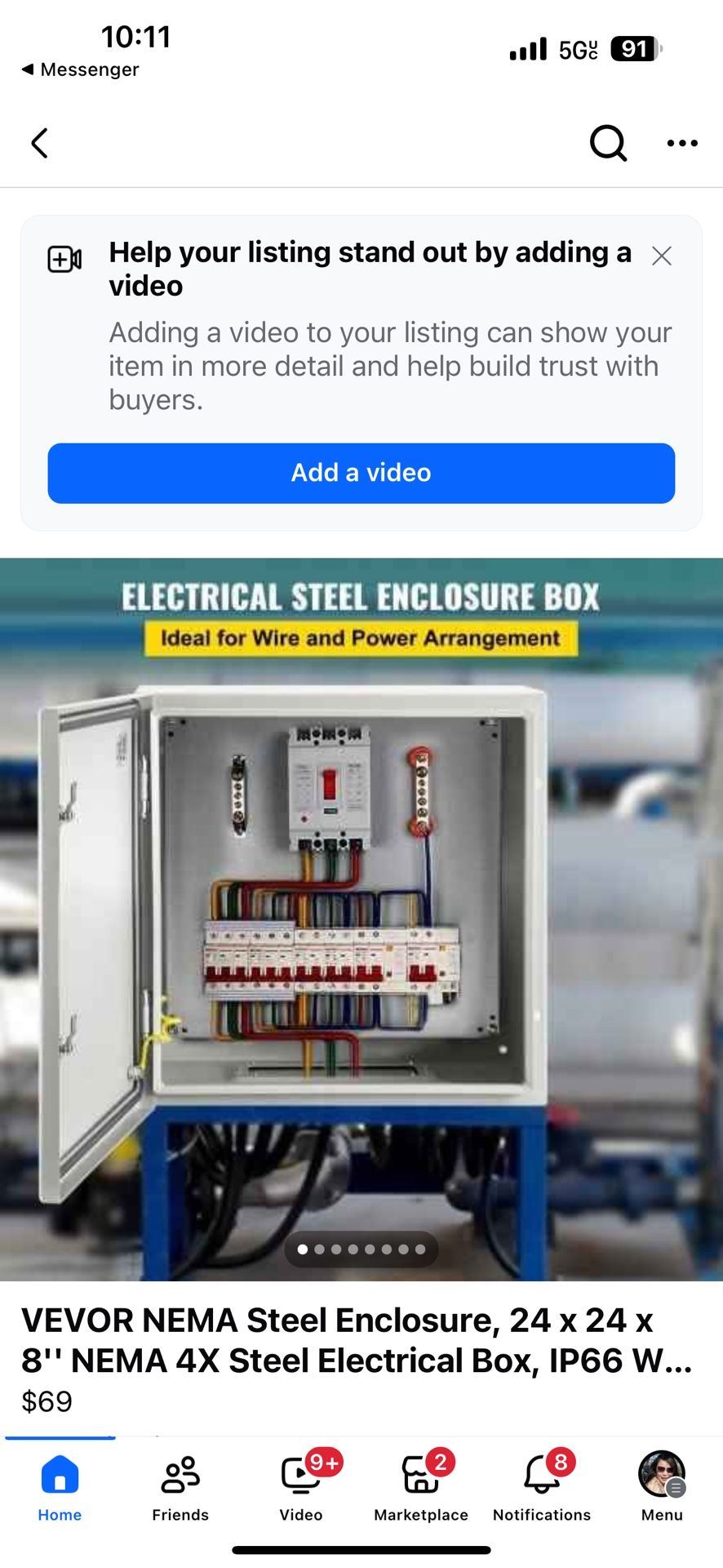 Electric Box 24*24*8