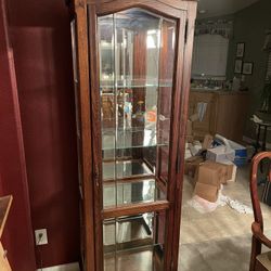 5 Shelf Curio Cabinet 