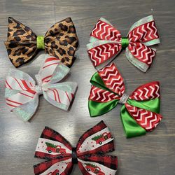 Christmas Hair Bows