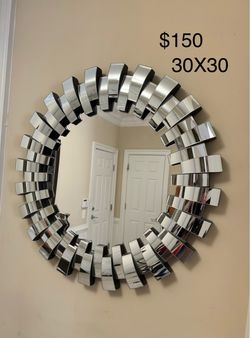 Round Decorative Wall Mirror 30x30