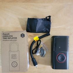 Tire Inflator 3-150 Psi,  Rechargeable 
Car, motorcycle, bicycle, balls, etc...
Brand New 