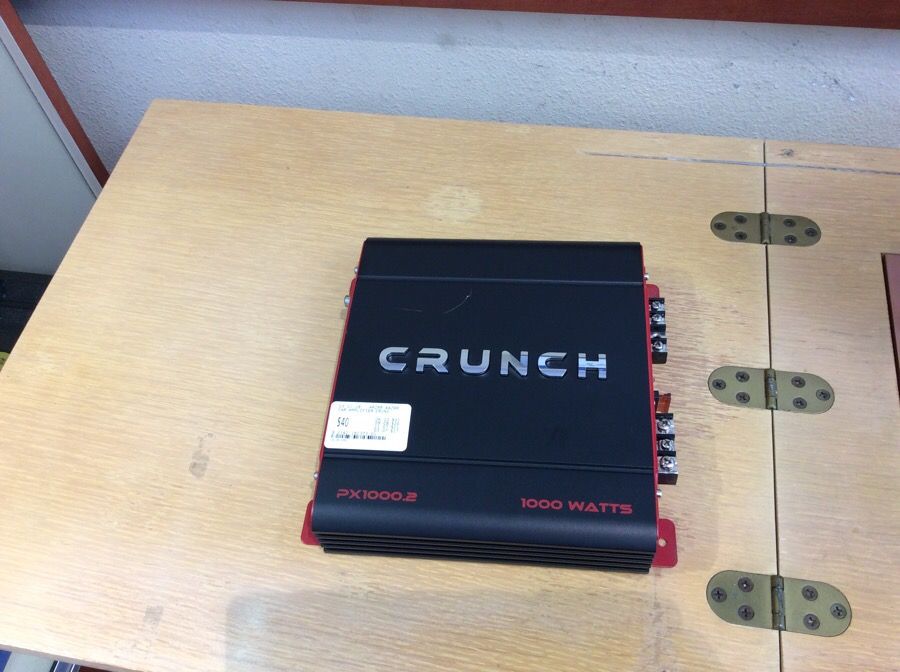 Crunch px1000.2 amplifier
