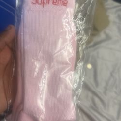 Pink Supreme socks 2pack