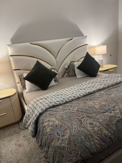 King size bed two night stand