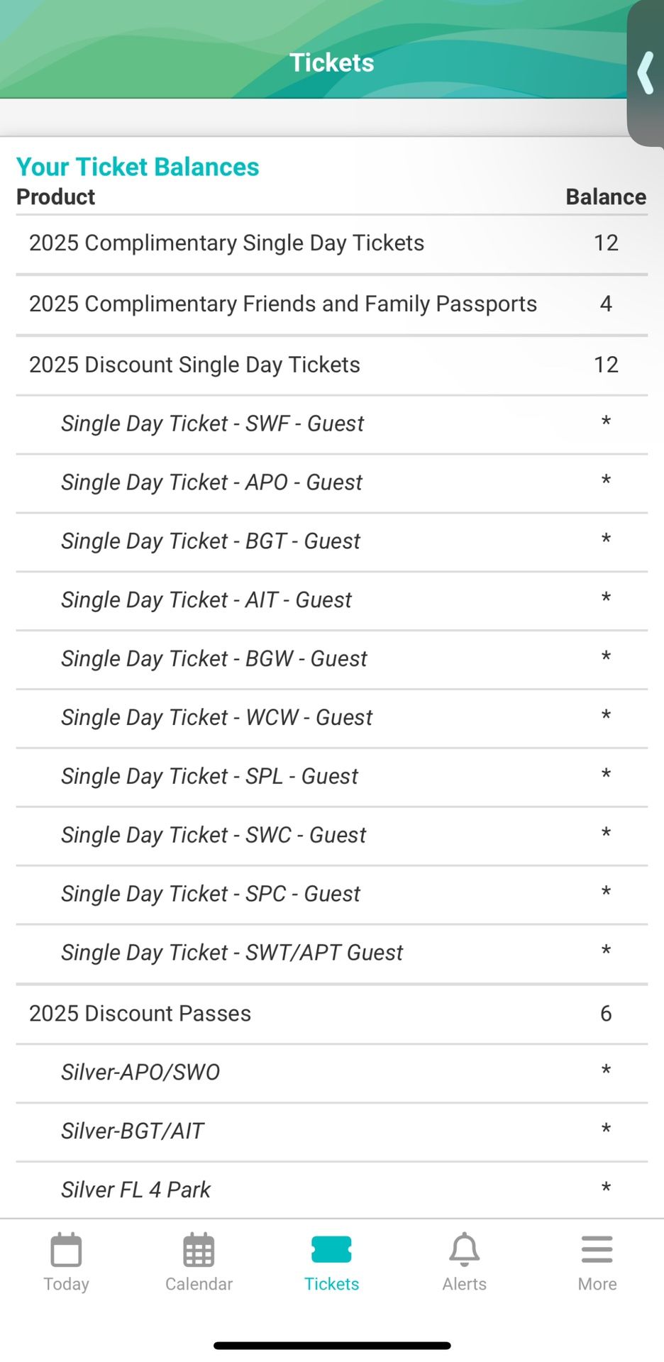 Busch Gardens single day ticket