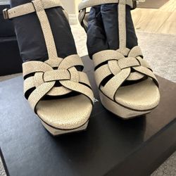 YSL Classic Tribute sandals size 38.5 EU Or 8.5 US