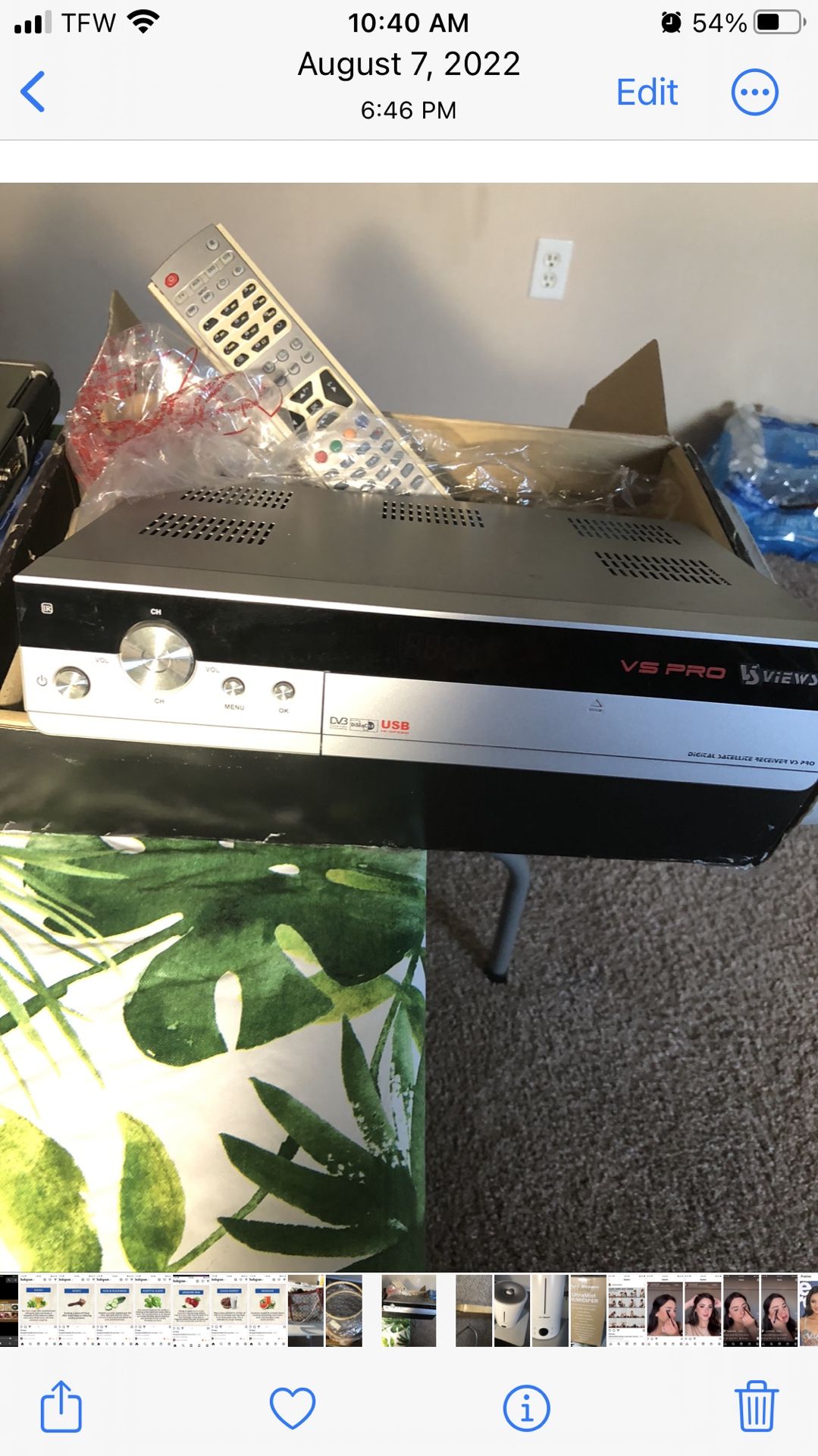 Satellite Box Tv Channels