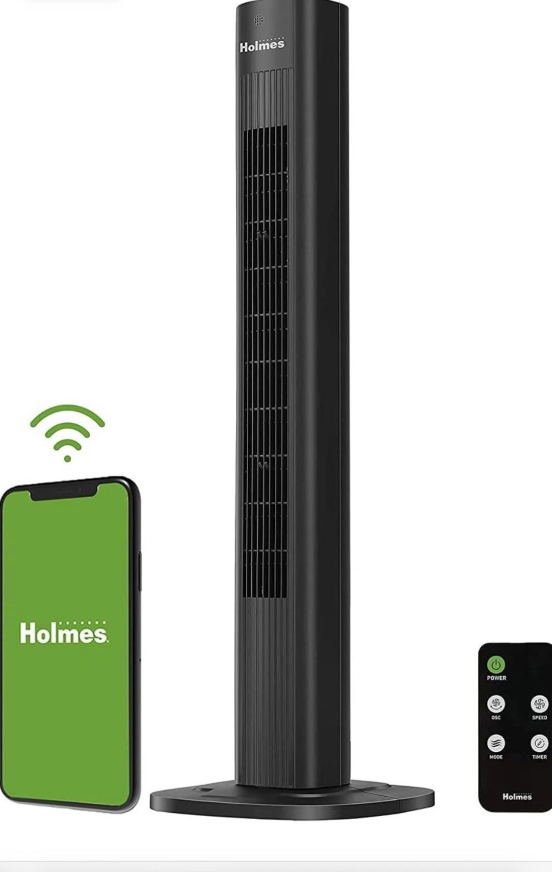 Holmes 36"  Smart Tower Oscillating Fan  $35
