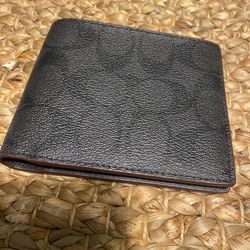  Coach Signature Canvas Men’s Wallet 