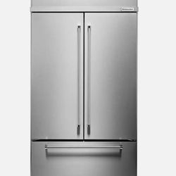 New KitchenAid French Door Built In 42” Refrigerator Stainless Steel