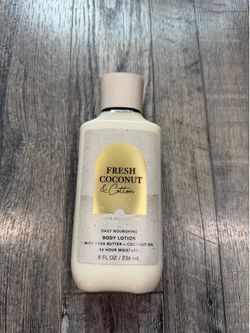 Fresh Coconut & Cotton Bath And Body Works Lotion