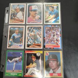 #3 Mixed  9 Baseball cards 