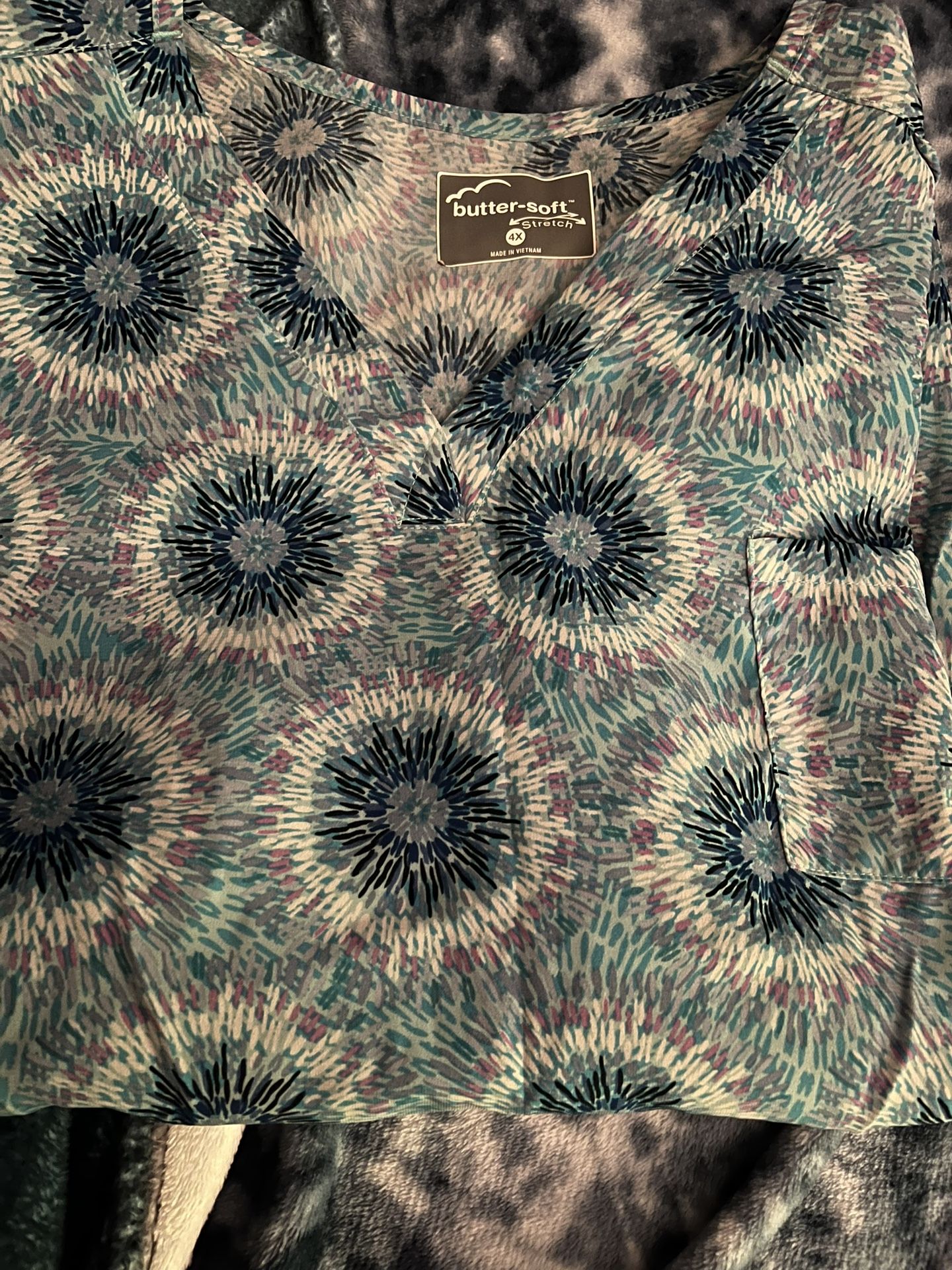 Butter soft Stretch Scrub Top