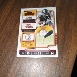 GEORGE PICKINS FOOTBALL CARD NO.