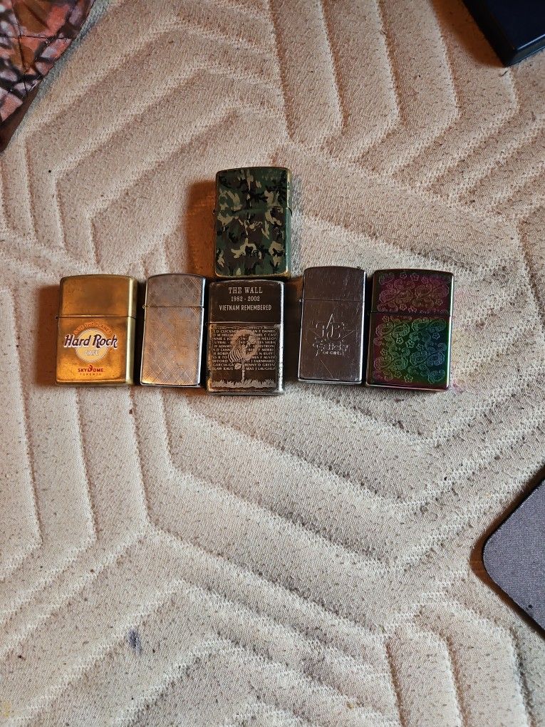 Vintage Zippo Lighters