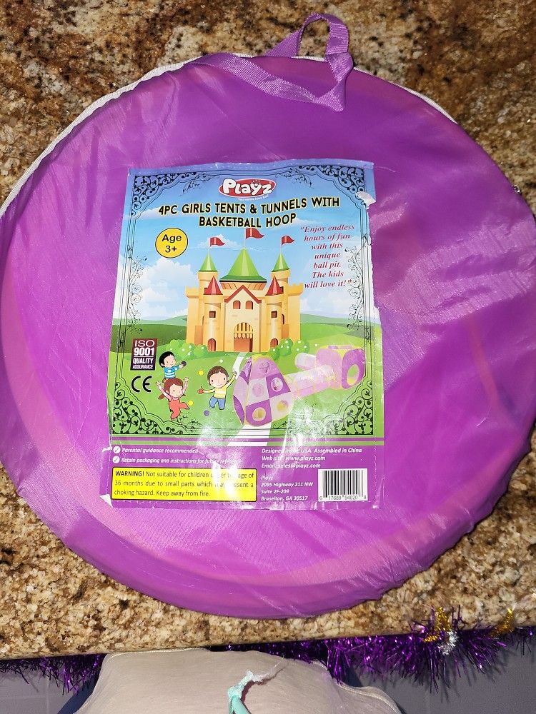 Tent And Tunnels Kids 4 Pc