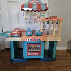 Kids Play Kitchen Foodcart