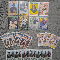 Lot Of 21 Tony Gwynn Baseball Cards. 