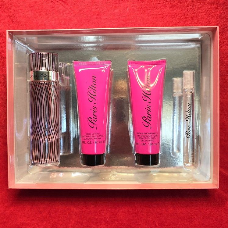 Paris Hilton Many brands of new perfume available for men or women single bottles or gift sets body sprays and lotion available bz 20