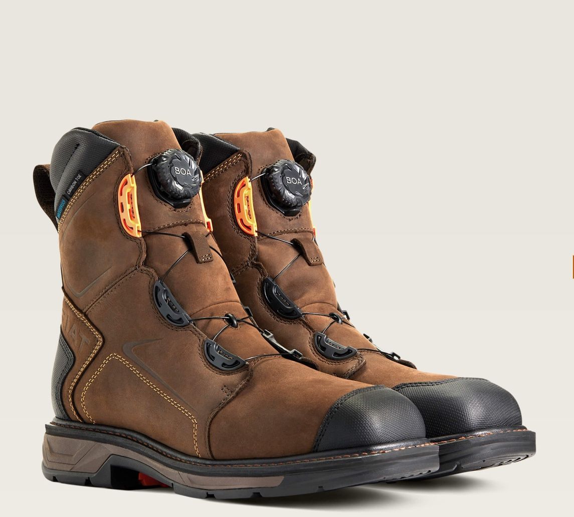 Ariat WorkHog XT 8” Boa Waterproof Work Boot