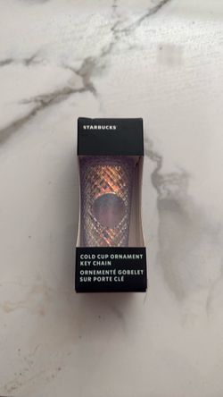 Starbucks Cold Cup Ornament Key Chain