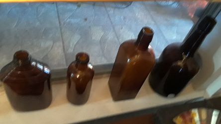 Old medicine bottles