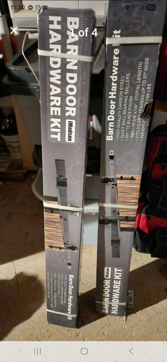 Brand NEW Barn Door Hardware Kits. 