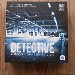 Detective Modern Crime Board Gameused