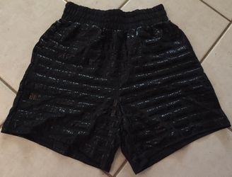 Women’s forever 21 black metallic jogger shorts athletic Small