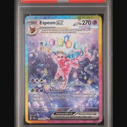 Espeon Ex 155/131 Prismatic Evolutions PSA 9