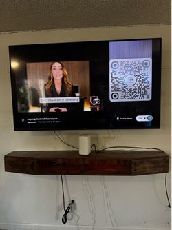 Floating tv stand