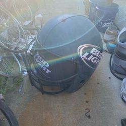 Giant Bud Light football helmet, advertisement piece