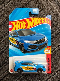Hot Wheels Blue ’18 Honda Civic Type R – Brand New | HW Then and Now