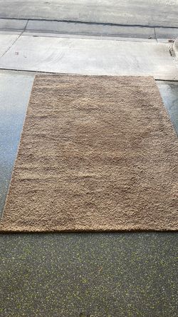 Light brown carpet 5’x7’
