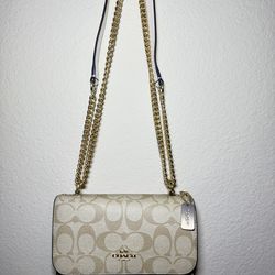 Authentic Coach Khaki Crossbody