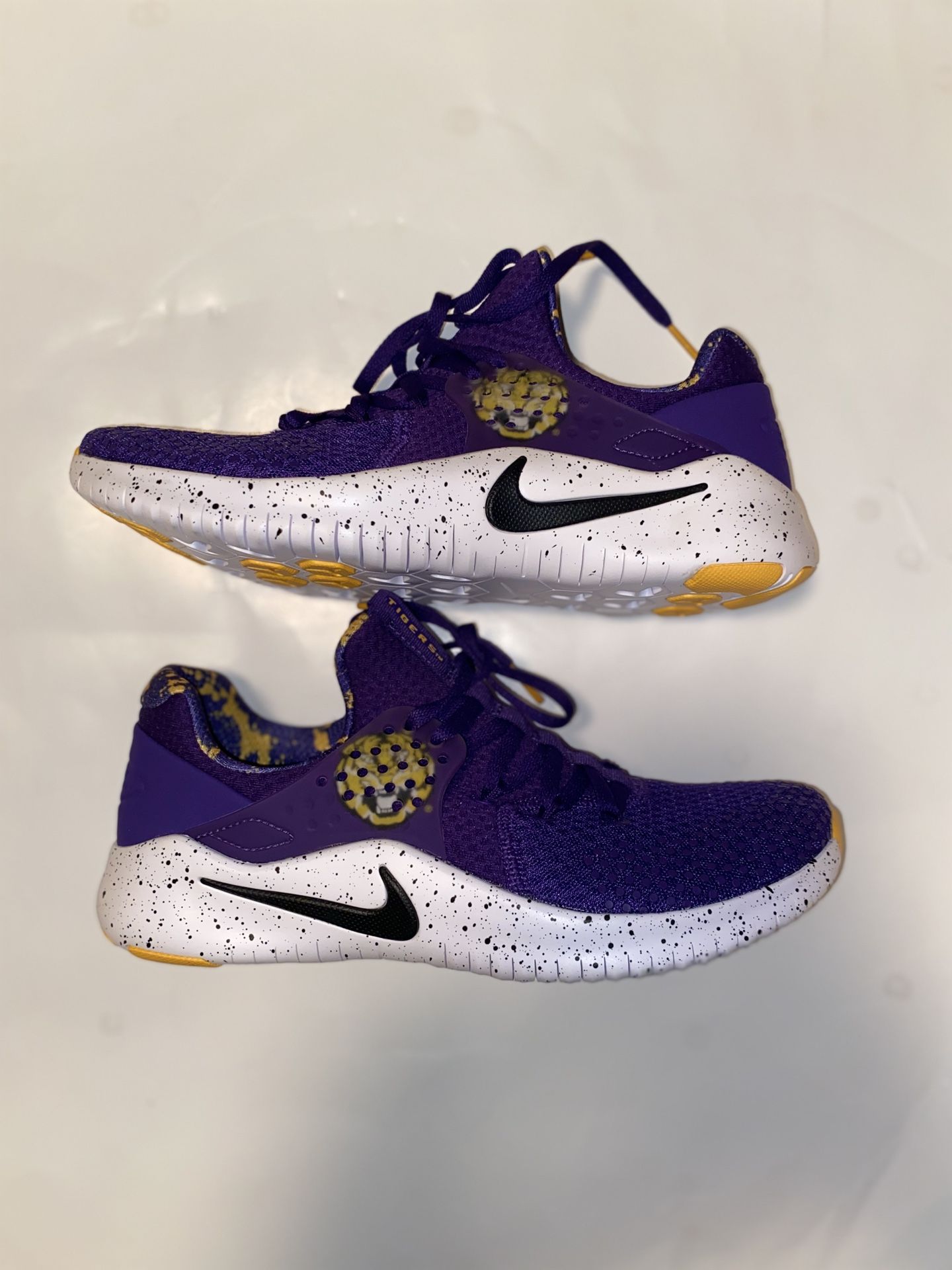 Nike Free TR 8 LSU Tigers College Shoes Trainer Purple AR0413-500 MENS SIZE 7