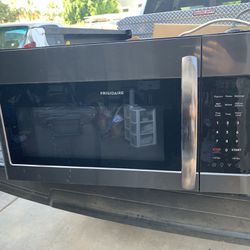 Frigidaire Black Stainless Over Range Microwave