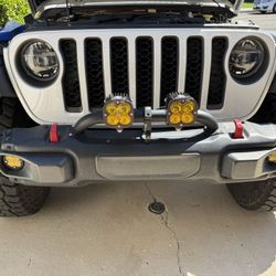 Factory Mopar Jeep JL Wrangler / JT Gladiator Front And Rear Steel Bumpers, Front Skid Plate And Rear Bed Sliders