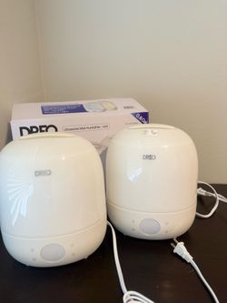 DREO Ultrasonic Mist Humidifier 409 – 2-Pack Bundle, 1 New + 1 Used