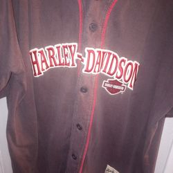 Harley Davidson Baseball Jersey 