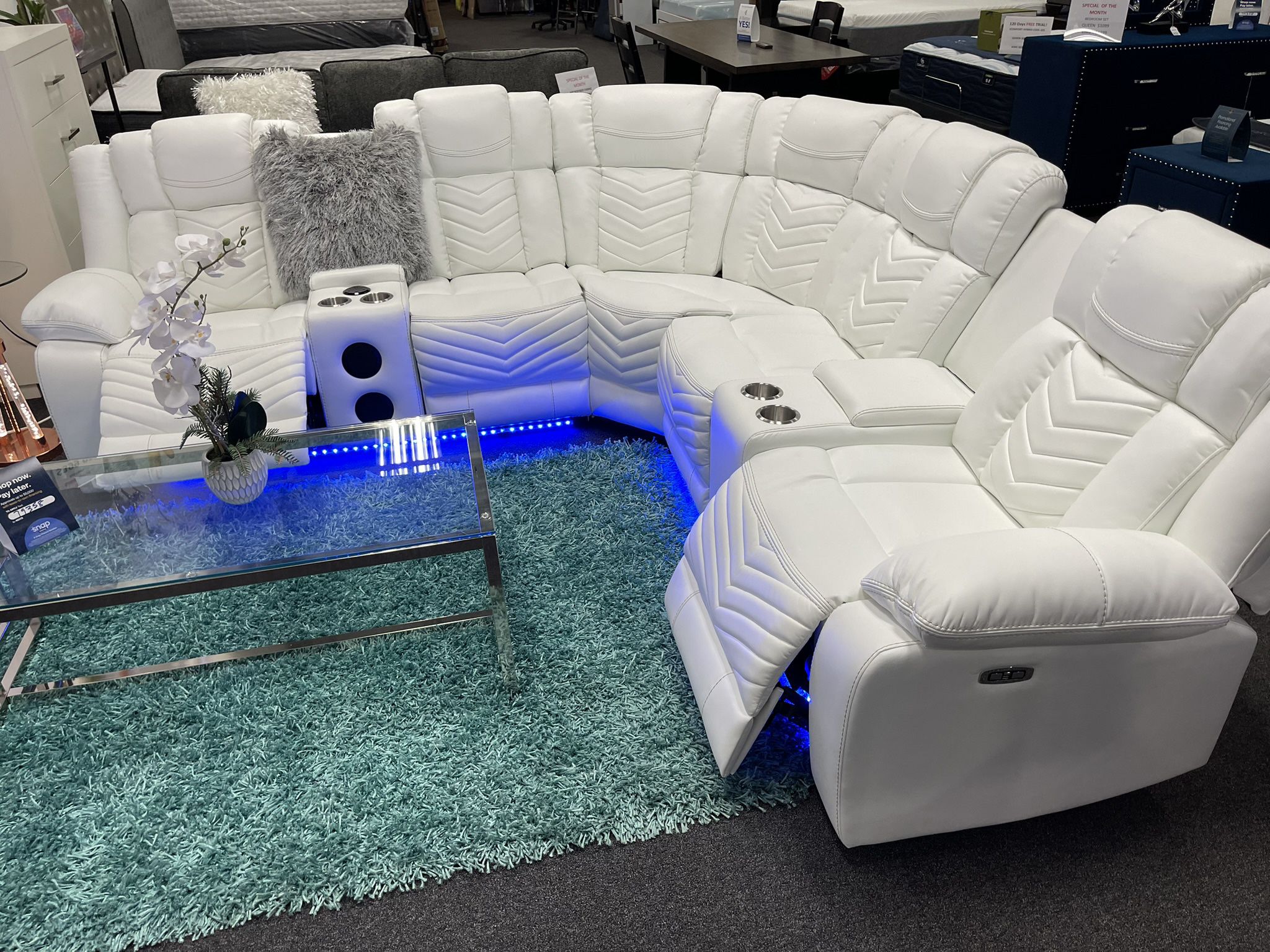 🛋️🛏️POWER MOTION SOFA RECLINER WITH BLUETOOTH SPEAKER 🔥🔥