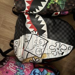 Sprayground Back Packs ( USED)